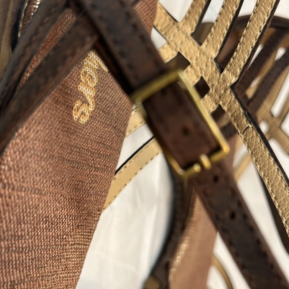 Skechers Leather Strappy Flat Sandals Brown. Womens . S. 8 1/2. - Picture 3 of 11